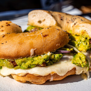 Demi-bagel saumon